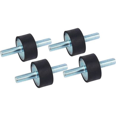 4PCS amortisseur en caoutchouc anti-vibration, Supports Anti-vibration, 30 15 M823 Isolateuramortisseur de Pompe à Compresseur d'Air avec Vis en Caoutchouc (1/5)