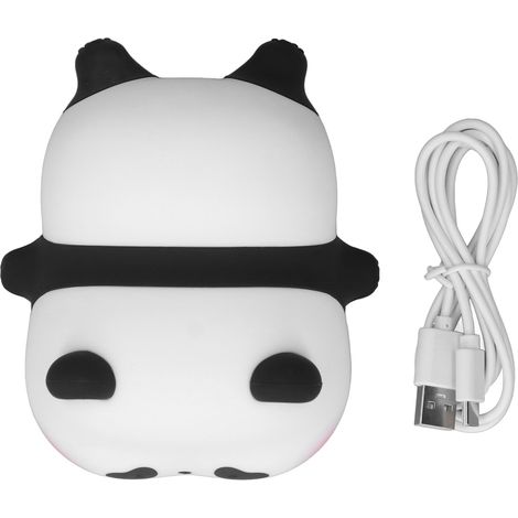 Ortviai Veilleuse Panda en Silicone LED avec 3 Niveaux de Luminosité, Batterie Intégrée 1200 mAh pour Table de Chevet (1/5)