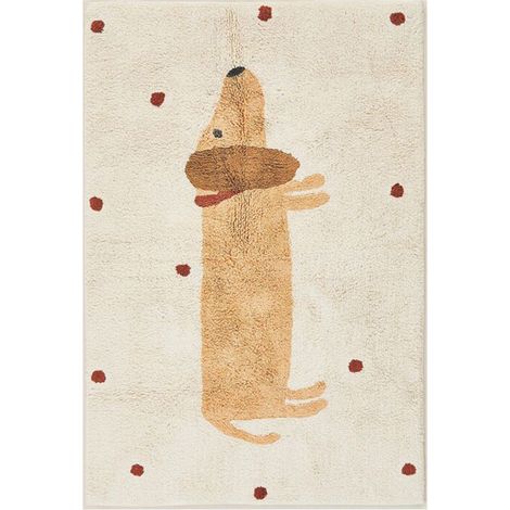 Tapis de chevet imitation cachemire 40x60 cm, moelleux pour chambre et salon, descente de lit douce (1/5)