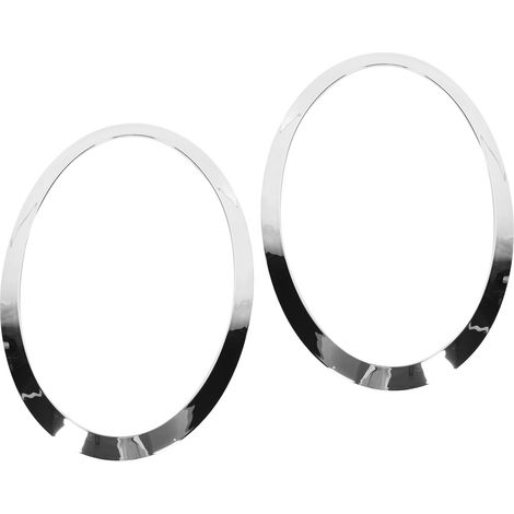 Paire d'anneaux de garniture de phare gauche droite 51137300631, bagues de projecteur pour Mini Cooper F55 F56 F57, kit de 2 pièces (1/5)