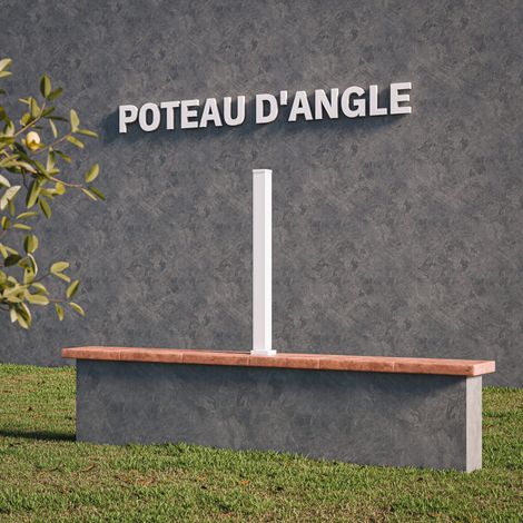 Poteau d'Angle SLIM 90 cm (1/4)