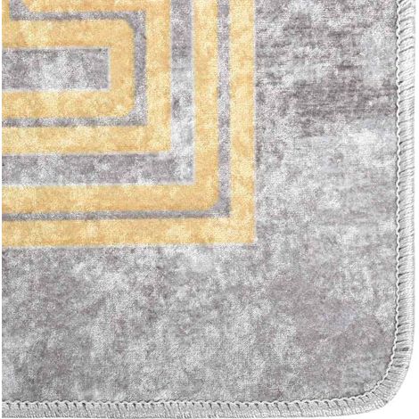 Maison Exclusive - Alfombra lavable gris 160x230 cm (1/5)