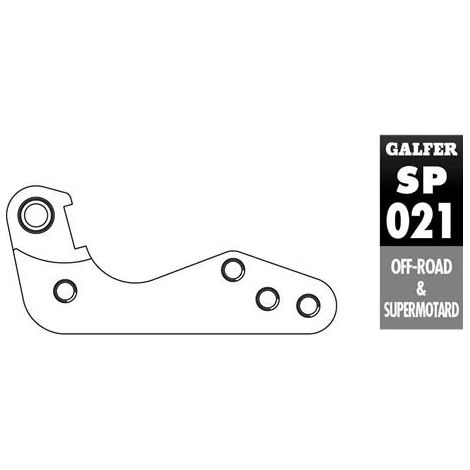 Adaptador de disco de freno Galfer 270MM KTM DO '09, beta RR 4T 05-12, husgvarna CR 125 00-04, BMW G 450X 08-