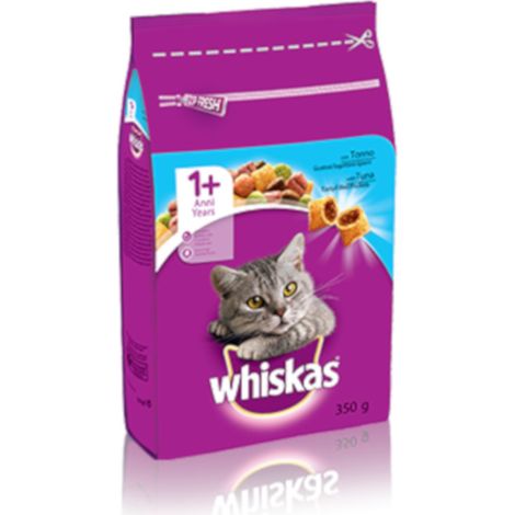 Whiskas 1+ croccantini con tonno ideali per gatti confezione da 350 grammi