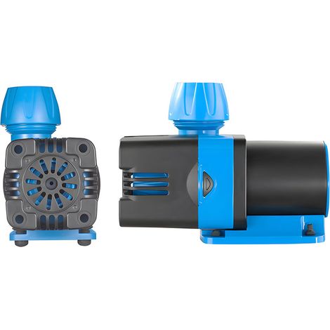 Pompe à eau submersible DC 8000L/H - Pompe à fréquence variable ultra silencieuse ABS avec tuyaux inclus pour bassin et aquarium (1/4)