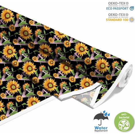 TESSUTI DECORATIVI PER ESTERNI OXFORD - Motivo Girasoli I DX251 (1/5)