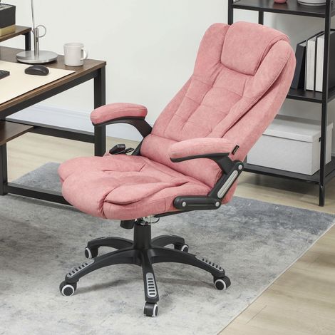 Silla Oficina con Masaje de 6 Puntos con Función Basculante con Calefacción Altura Ajustable (1/5)