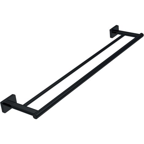 Novaservis Ferro Greta - Porta asciugamani, lunghezza 60 cm, nero opaco AGR10BL (1/2)