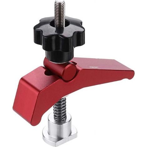 clamp Serre-joint en T avec rainure en T et rainure en T T-track Set d'outils pour la fabrication du bois (1/4)