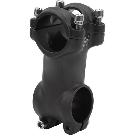 Potence de vélo de montagne en alliage d'aluminium, angle de ±7°, courte, compatible avec la plupart des vélos, 60 mm / 2,4 pouces (1/5)