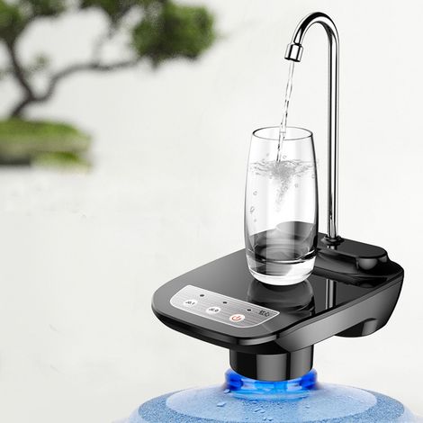 Distributeur d'eau électrique automatique multifonction pour la maison avec plateau - Noir (1/5)