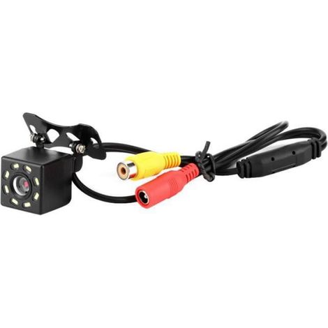 Mothinessto Moniteur de voiture Moniteur de rétroviseur HD de voiture de 4,3 pouces 8LED Caméra de recul de nocturne moto recul (1/4)