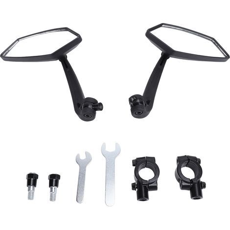 Rétroviseur de sécurité pivotant à 360° pour moto, scooter et quad, réglable à 360°. (1/5)