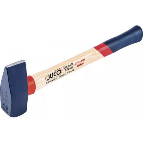 JUCOHAMMER DE BREAKING LUX 1,5kg, de breaking hammer, ideal per spaccare legno e materiali duri, testa ottimizzata, mango ergonomico, durata ed efficienza.