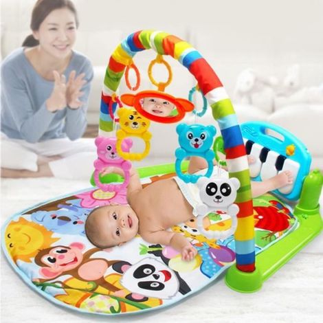 Tapis d'éveil - - Avec Musique pédale de piano - Vert - ABS et tissu - Pour bébé (1/3)