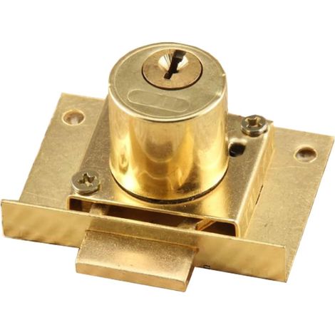 Serrure à came en laiton pour porte, armoire, boîte aux lettres, placard et tiroir, 2 clés, 2 types (1, A (1 clé pour 1 serrure)) (1/5)