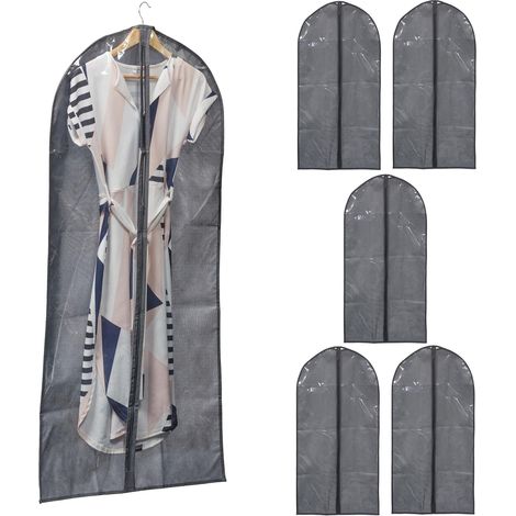 Clothes cover set of 6 135 x 60 cm xl