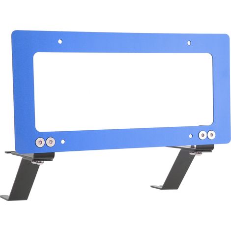 Kit de support de plaque d'immatriculation en alliage d'aluminium de remplacement pour Tesla Model 3 2017-2022 (bleu) (1/5)