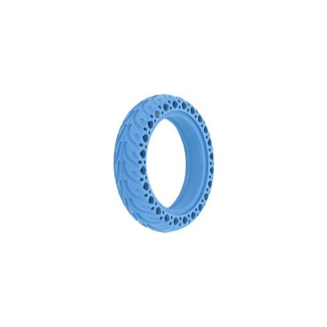 Pneu plein en caoutchouc durable 8,5 x 2,0 pour trottinette électrique Xiaomi M365 Pro (bleu). (1/5)