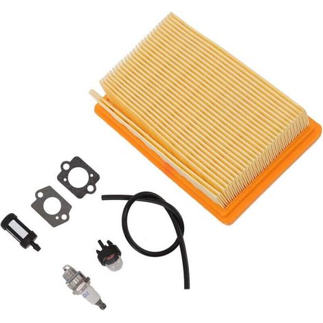 Filtre à air pour souffleur avec filtre à air de rechange pour bougie d'allumage pour STIHL BR350 BR430 SR430 SR450 (1/4)