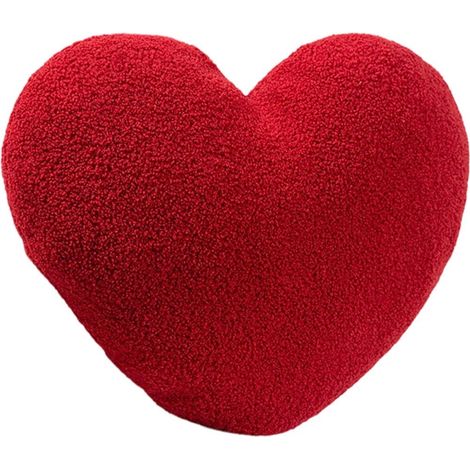 Coussin Décoratif Forme De Cœur - 35 x 45 cm - Rembourrage En Coton PP - Pour Canapé Lit Salle À Manger - 1 Pièce (1/5)