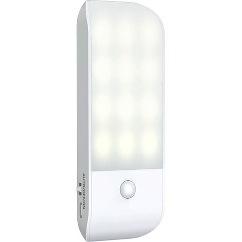 LaBlanc Veilleuse Led Automatique - Veilleuse Détecteur de Mouvement Rechargeables USB, ON/AUTO/OFF,Lampe de Placard Blanche Naturelle,Aimanté - pour Salon, Chambres, Escaliers, Armoires, Couloir (1/5)
