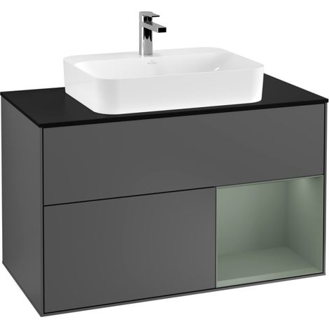 Villeroy & Boch G372GMGK Armoire sous-lavabo Finion G37 (1/2)