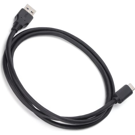Câble de charge TypeC vers USBA mâle USB
3.0 haute vitesse pour ordinateur portable (1 m, noir) (1/5)
