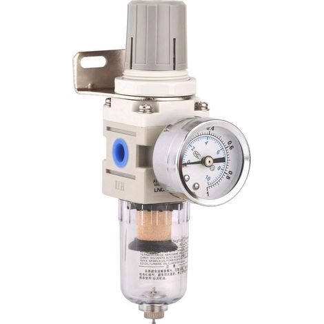 Water Separator - Compressed Air Regulator - For Compressor - 1/4" - Recommended (1/5)