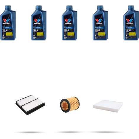 Kit tagliando 3 FILTRI e 5L OLIO compatibile con Mazda 6 (GG,GY) 2.0 104kw dal 2002 al 2005 (1/5)