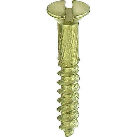 Viti per legno ottone 2,5 x 16 - 18 pz.