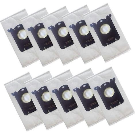 Lot de 10 sacs de rechange pour aspirateur Electrolux S Bag Classic EL200F EL8500 - Accessoires (1/5)