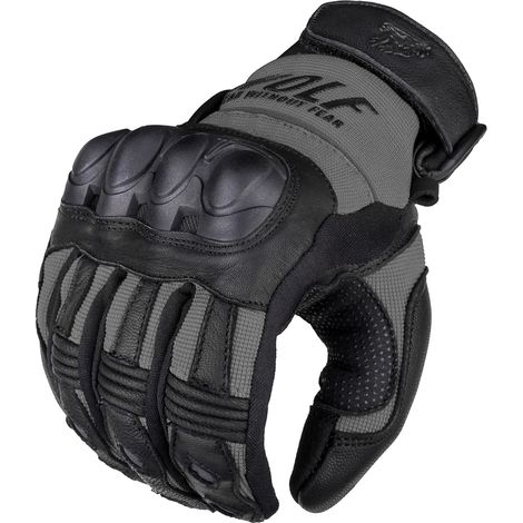 Gants de moto pour homme WOLF PRO-X Gun Metal XL