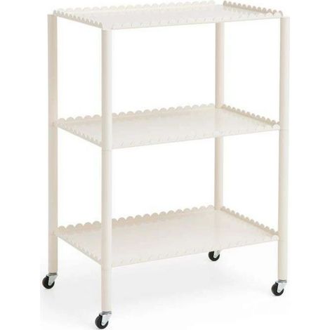 [NEUWERTIG] B-Ware Hay Arcs Trolley Servierwagen Rollwagen Küchentrolley 3 Ablagen Hoch Eggshell