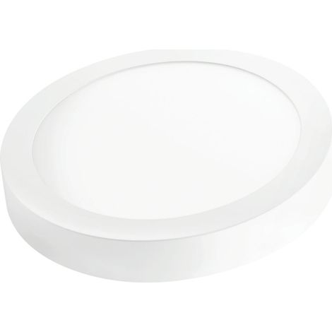 Downlight led matel redondo blanco superficie 18w chip samsung luz 4200K (1/3)