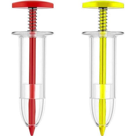 2pcs Mini Semoir de Semences de Jardin, Petit Semoir de Semences, Distributeur de Semences Semoir à Main Semoir Outils de Jardinage