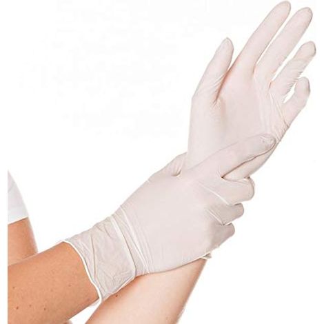 GANTS JETABLES EN NITRILE DE QUALITÉ SUPÉRIEURE SAFE FIT - NON POUDRÉS - 24 CM - COULEUR : BLANC - TAILLE L FRANZ MENSCH 26110