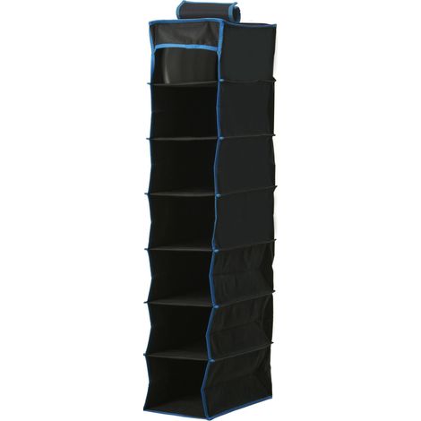 Organizer aus Textil für Kleiderschrank, 7 Regale, 30 x 17 x 84 cm