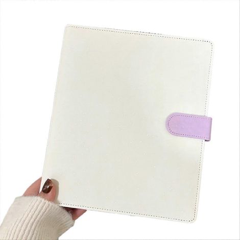 Classeur A5, porte-cartes, album de rangement pour cartes, blanc et (1/5)