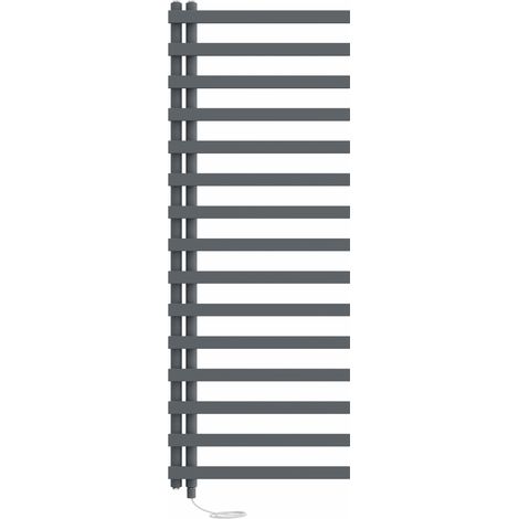 Prefilled Electric Heated Towel Rail Designer Radiator Ladder Warmer Rads 1600x600mm Sand Grey (1/5)