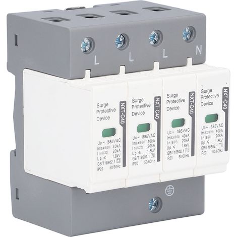 Parafoudre 4P 40kA 230/400V NTXC40 Protecteur de surtension à déchargeur de tension (1/5)