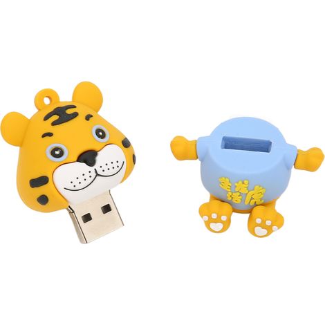 Cartoon Tiger 64 GB USB-Stick, stabil, hohe Geschwindigkeit, Hot-Swap-fähig, Plug & Play, störungsfrei (1/5)
