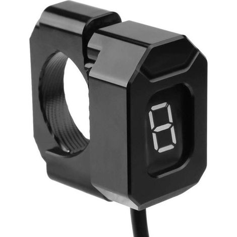 Support de guidon moto amélioré – Fixation universelle 22-28,6mm – Construction robuste – Rotule réglable pour angle de vision optimal