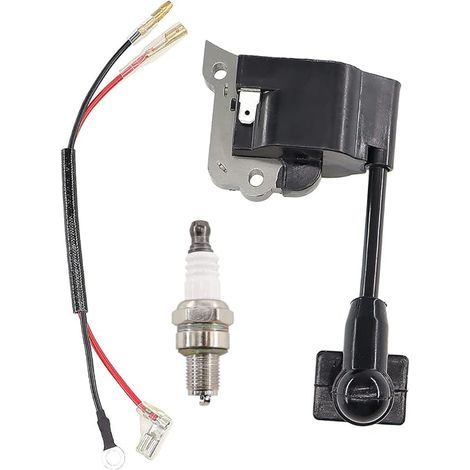 Bobine d'allumage avec bougie d'allumage pour Honda GX25 GX25N GX25NT GX25T HHT25S Trimmer FG110 FG110K1 RotoTiller Remplace 30500-Z3E-004 30500-Z0H-003 30500-Z0H-023 (1/5)