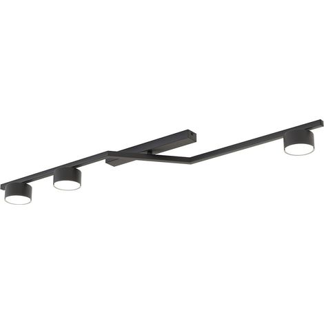 Plafoniera minimal nera lineare 3xGX53 Emibig SKAN (1/5)