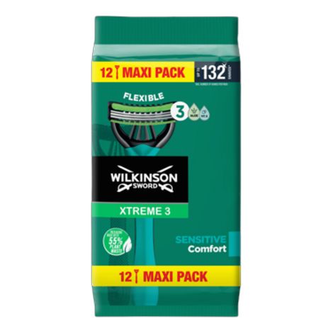 Wilkinson Xtreme3 Pure Sensitive – 12 Rasierer für empfindliche Haut
