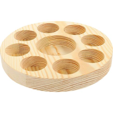 Boîte à flacons essentiels, petit plateau pour flacons, boîte à flacons d'huiles essentielles, organisateur de flacons d'huiles essentielles-13.5x13.5cm (1/3)