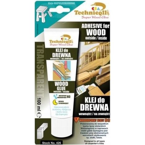 Cola para madera Technicqll R-426 impermeable secado rápido (1/2)