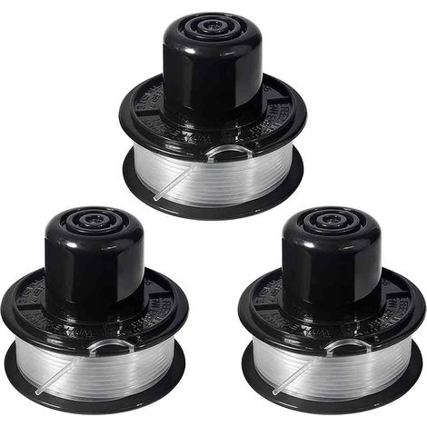 3 packs de ligne et bobine de coupe compatibles pour Black+Decker RS-136 ST4500 ST1000 ST4000 GE600 CST800 ST6800. (1/5)