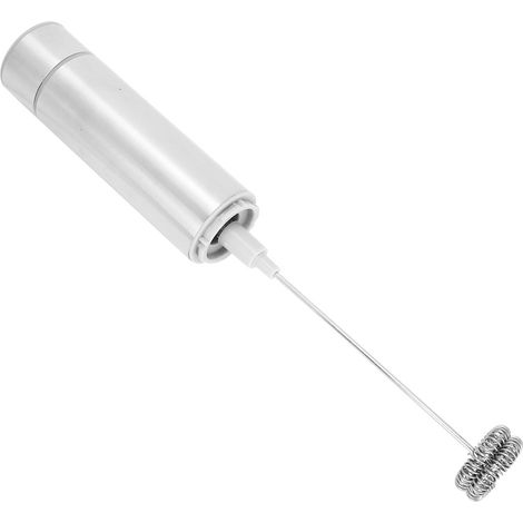 Tragbarer elektrischer Milchaufschäumer aus Edelstahl, Handmixer, Eierquirl, Küchenhelfer (1/5)